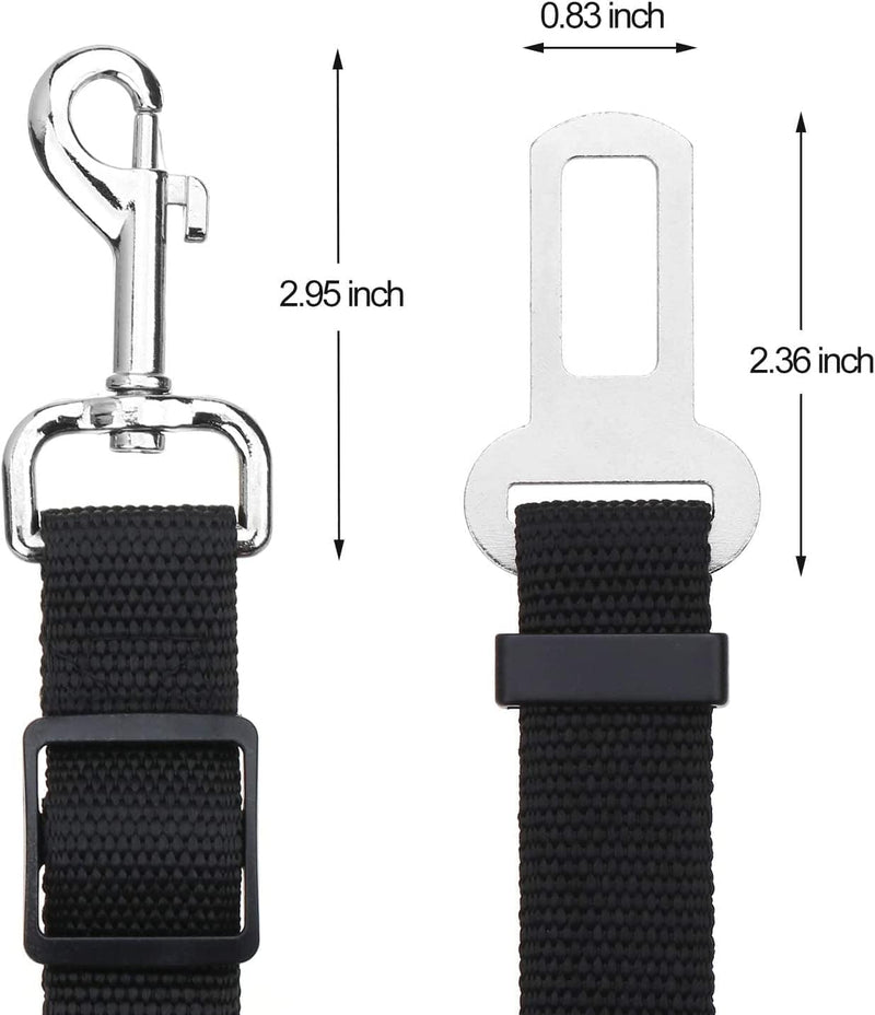 2-Pack Car Seat Belts for Dogs & Cats