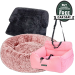 The Ultimate Bundle: Calming Bed, Furniture Protector & FREE Dog Car Seat!